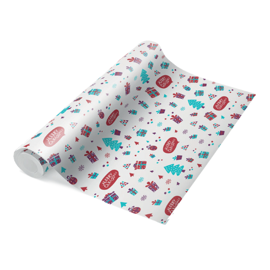 Papier biały 50cm rolki 10kg Nadruk Świąteczny w.2022